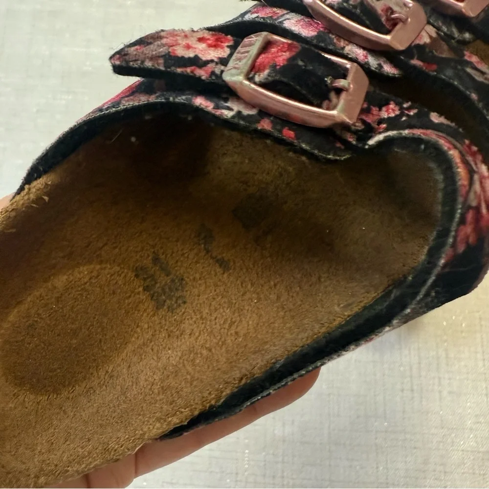 Birkenstock Kids Florida Sandals Floral Summer Girls Size 13-13.5 / 31